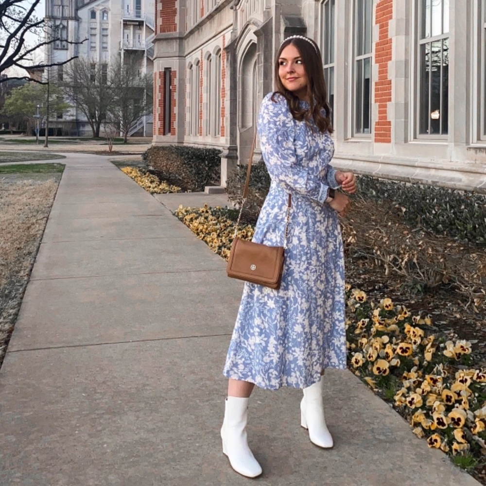 Antonio Melani
x Born on Fifth Alizee Long Sleeve Floral Print Midi Dress - Picture 2 of 15